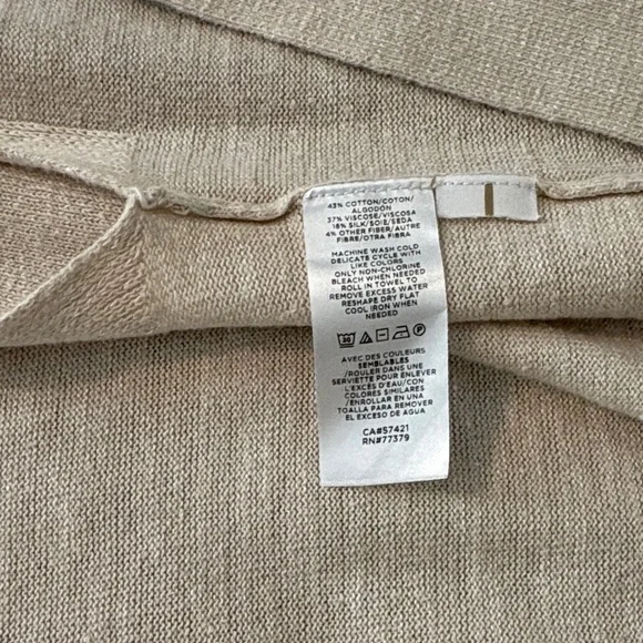 Ann Taylor Cream Long Cardigan - Picture 5 of 6